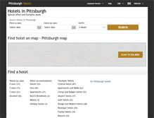Tablet Screenshot of hotels-pittsburgh.com